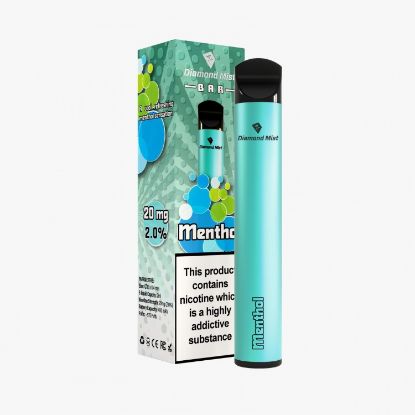 Picture of  Diamond Mist Vape Menthol 20mg x10